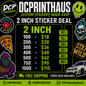 Custom Stickers 2 inch bulk deal!