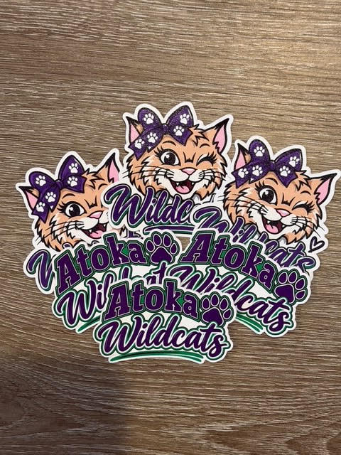 Waterproof 2-inch custom stickers featuring DC Print Haus branding, arranged in a bulk sticker deal, made from durable vinyl.